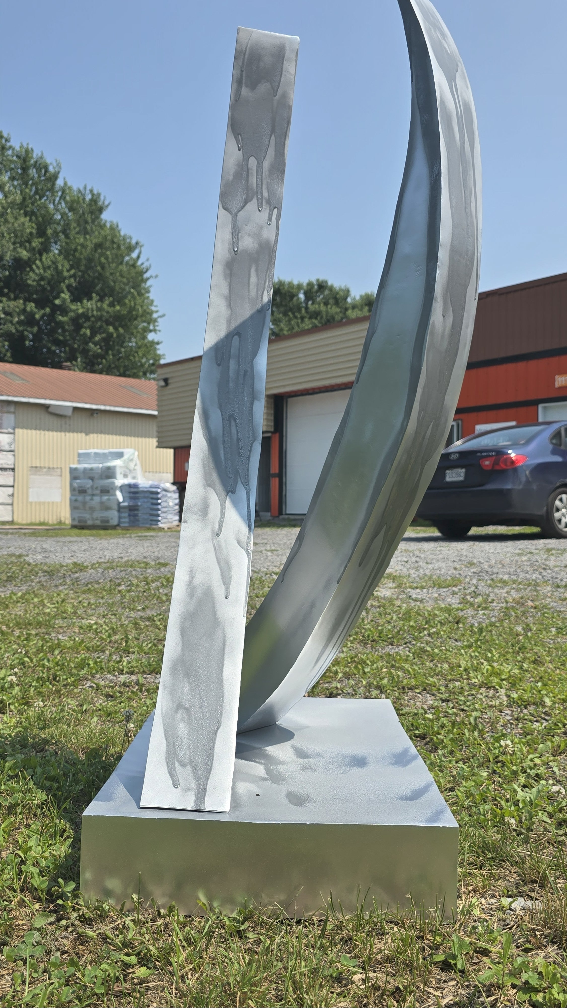 ECORCHURE R (SCULPTURE EN ACIER)